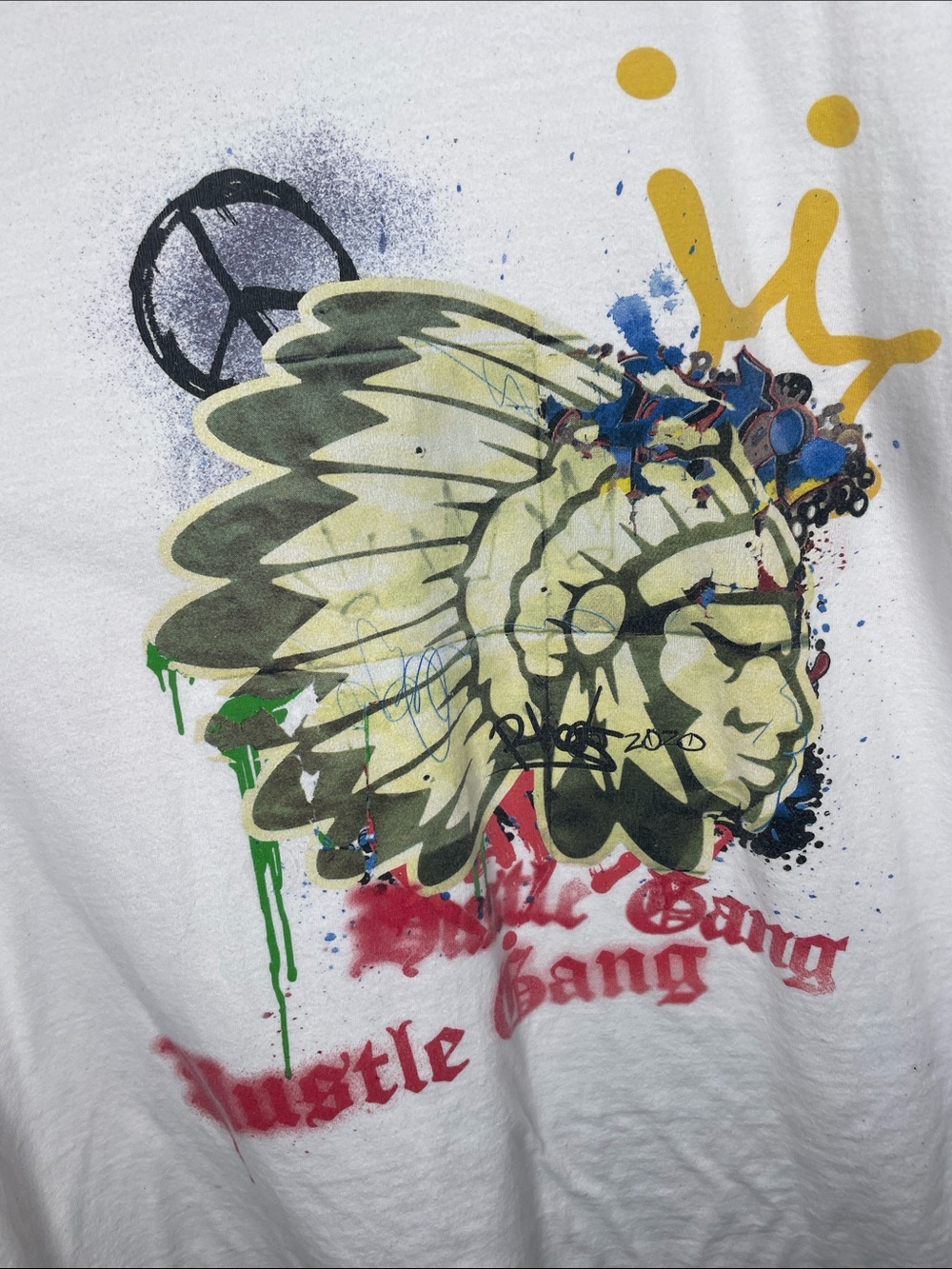 Hustle Gang short sleeve tee shirt- medium